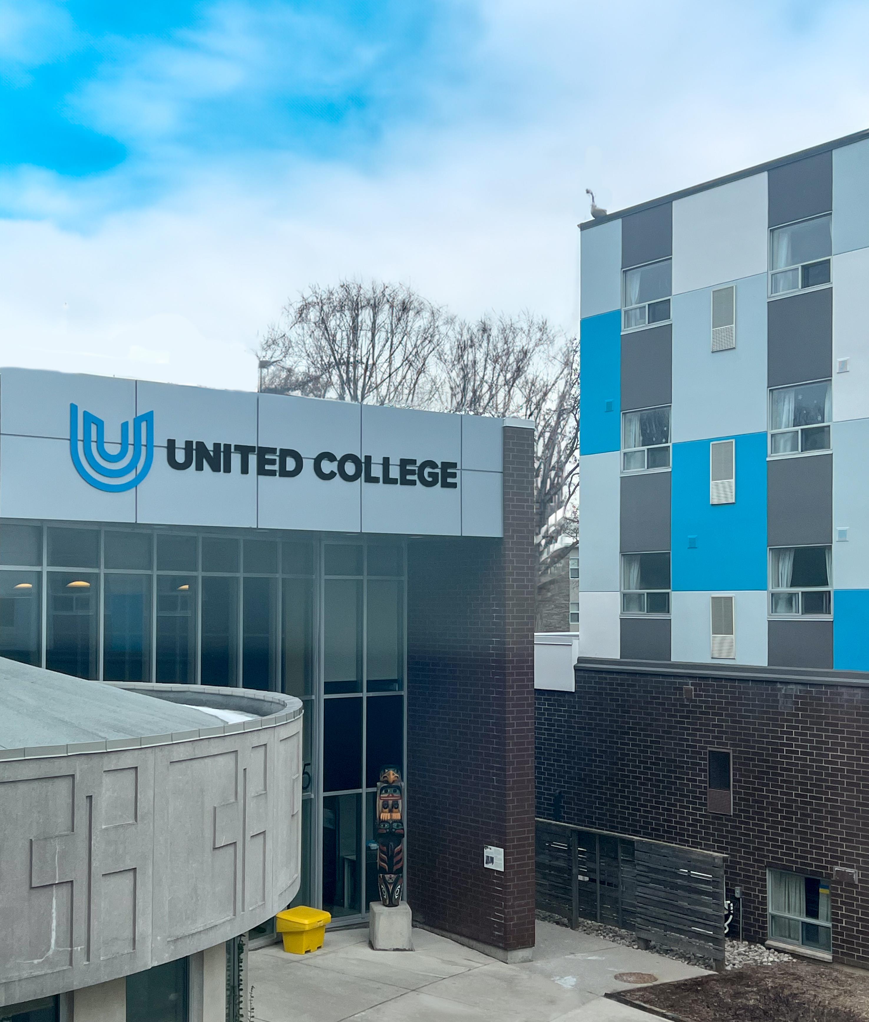 Exterior Building at United College